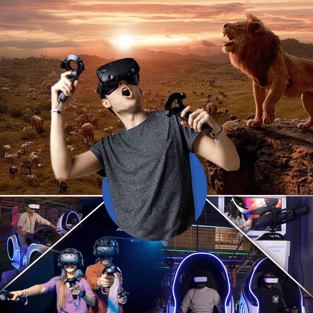 360 degree VR ride and arcade games Mathura entertainment park